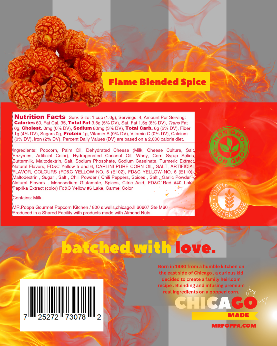 MrPoppa Buffalo Benny Popcorn