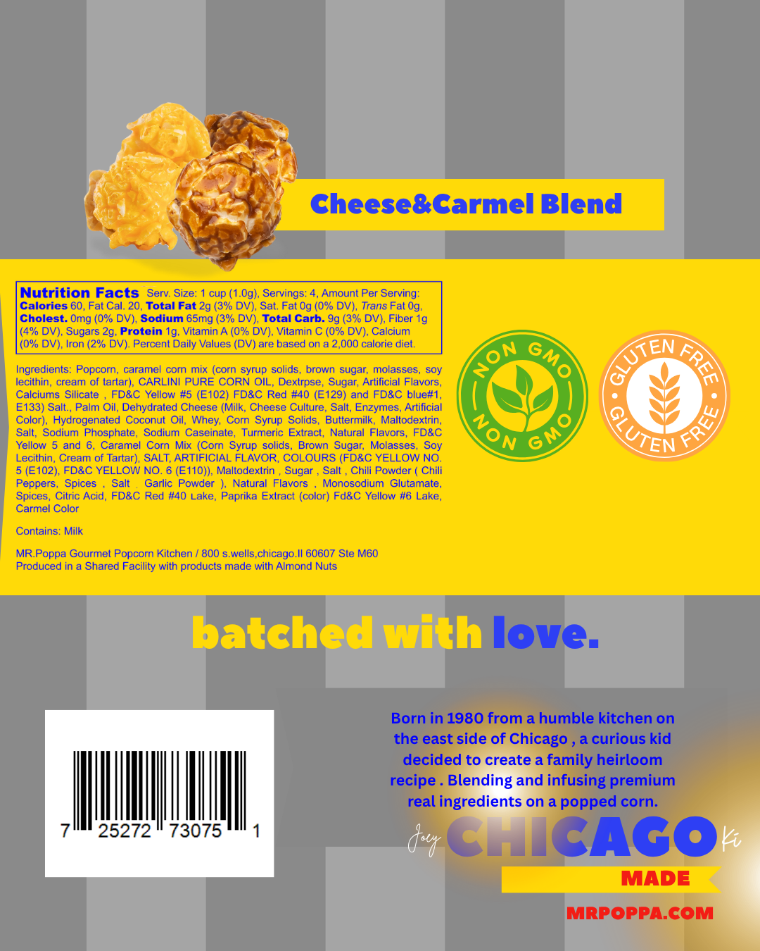 MrPoppa Chicago Mix Popcorn