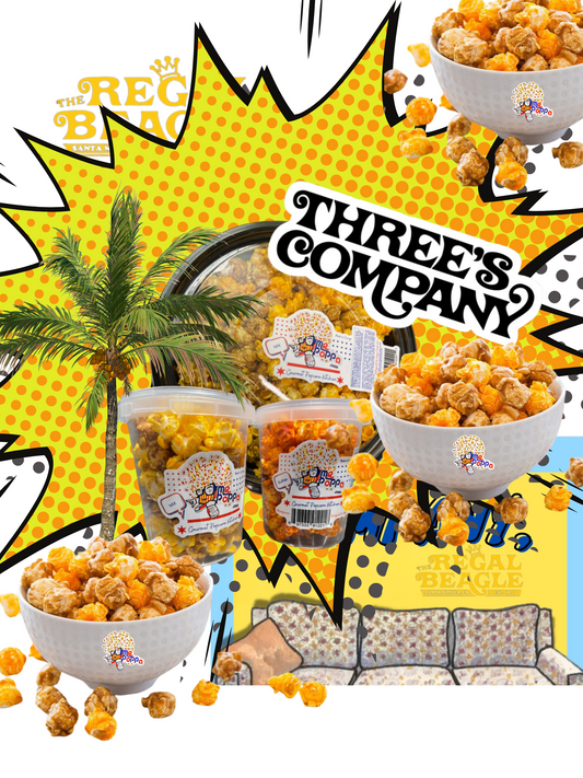 MrPoppa Three's Company Popcorn Sampler