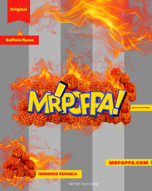 MrPoppa Buffalo Benny Popcorn