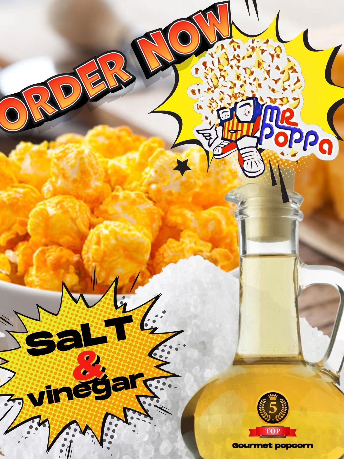 MrPoppa Salt & Vinegar Popcorn