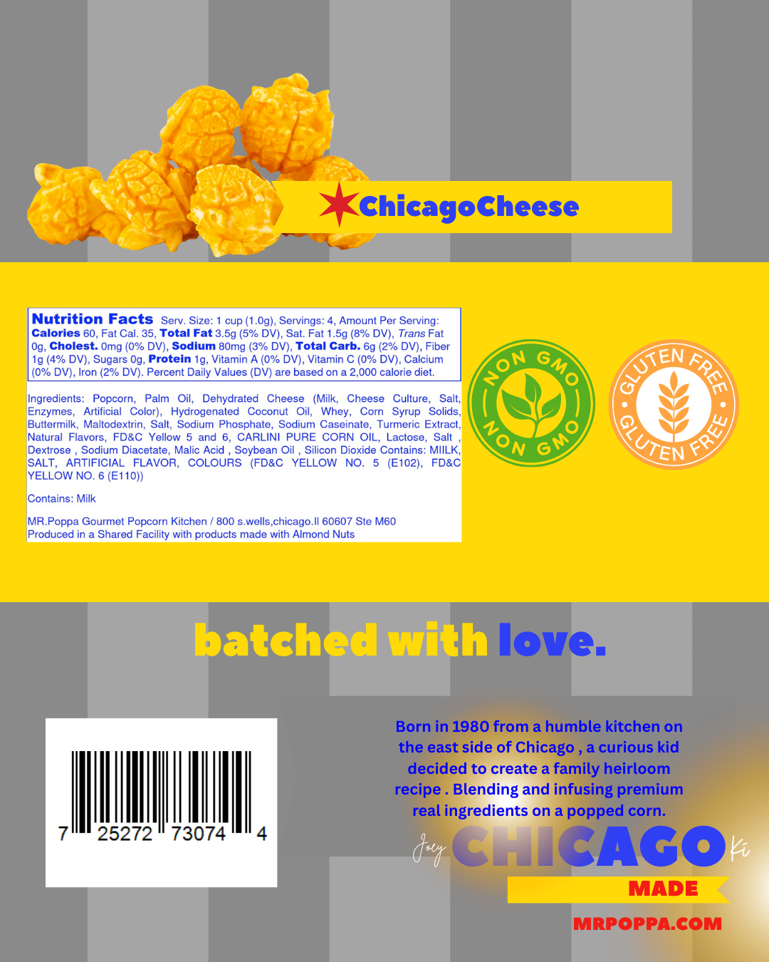 MrPoppa Cheese Popcorn